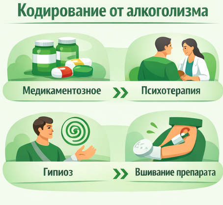 кодирование от алкоголизма в Семилуках Санати